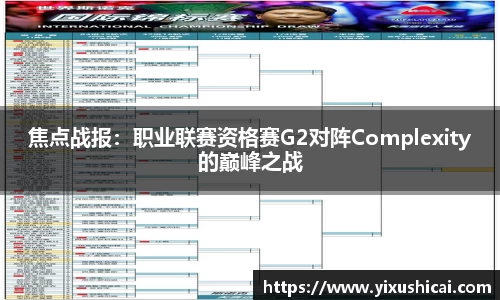 焦点战报：职业联赛资格赛G2对阵Complexity的巅峰之战